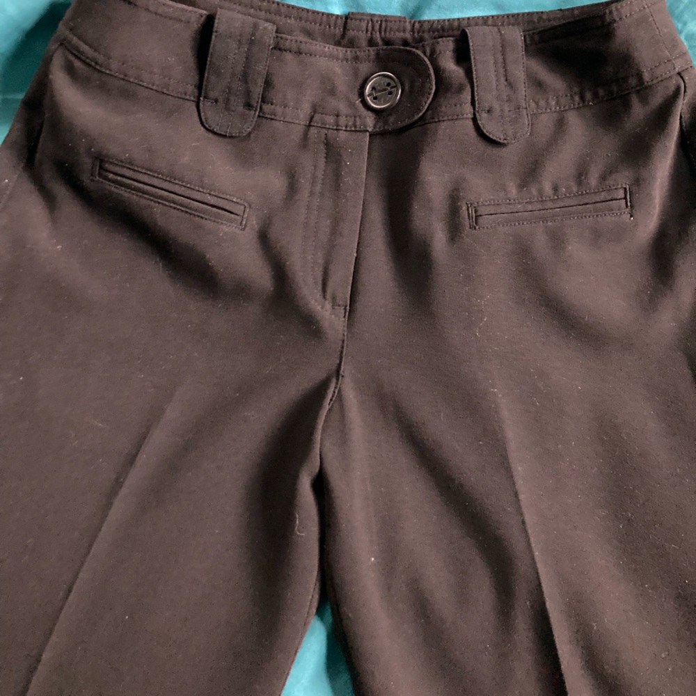 Larry Levine Petite Pants, black, size 4P